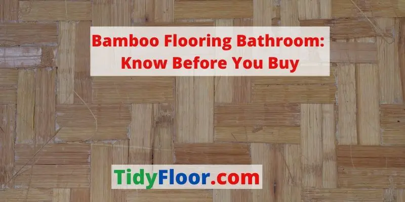 bamboo flooring bathroom