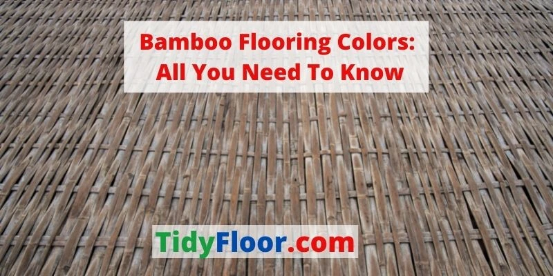 bamboo flooring colors