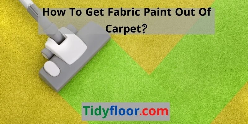 Fabric Paint Out Of Carpet