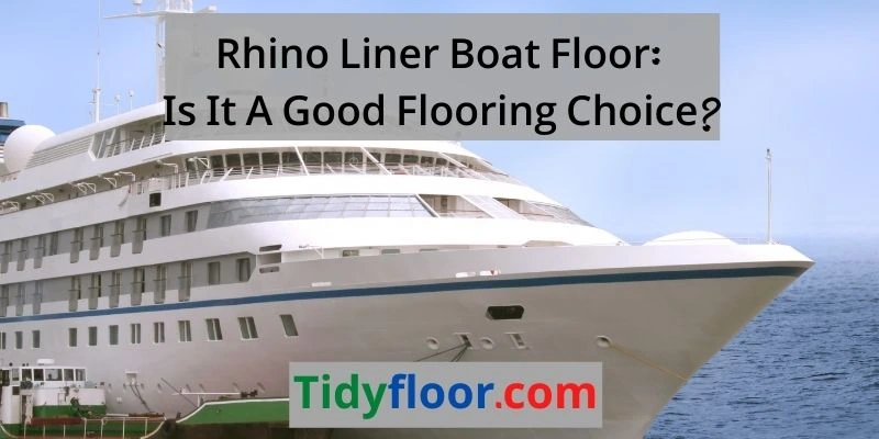Rhino Liner Boat Floor