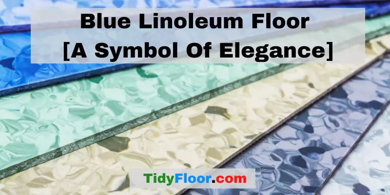 Blue Linoleum Floor