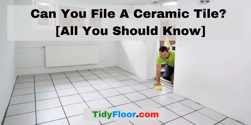 Can You File A Ceramic Tile