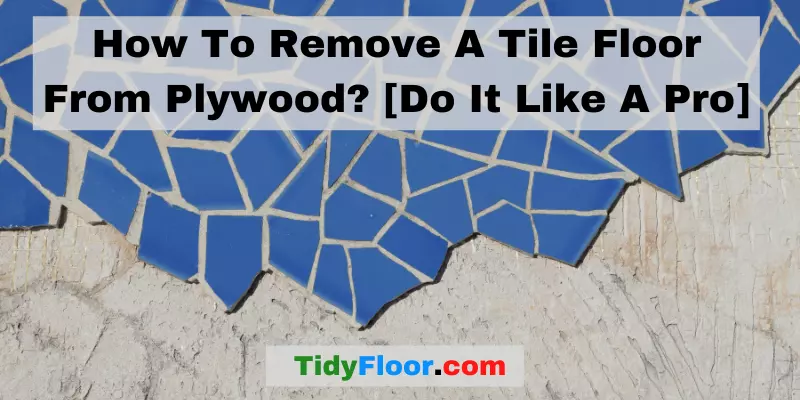 How To Remove A Tile Floor From Plywood
