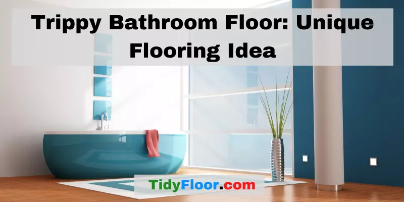 Trippy Bathroom Floor Unique Flooring Idea