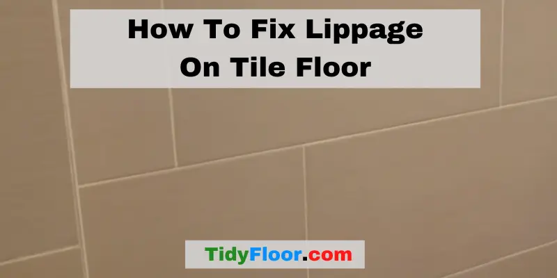 How To Fix Lippage On Tile Floor