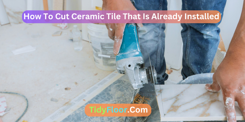 How To Cut Ceramic Tile That Is Already Installed