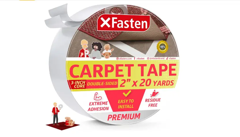 XFasten Carpet Tape Double-Sided